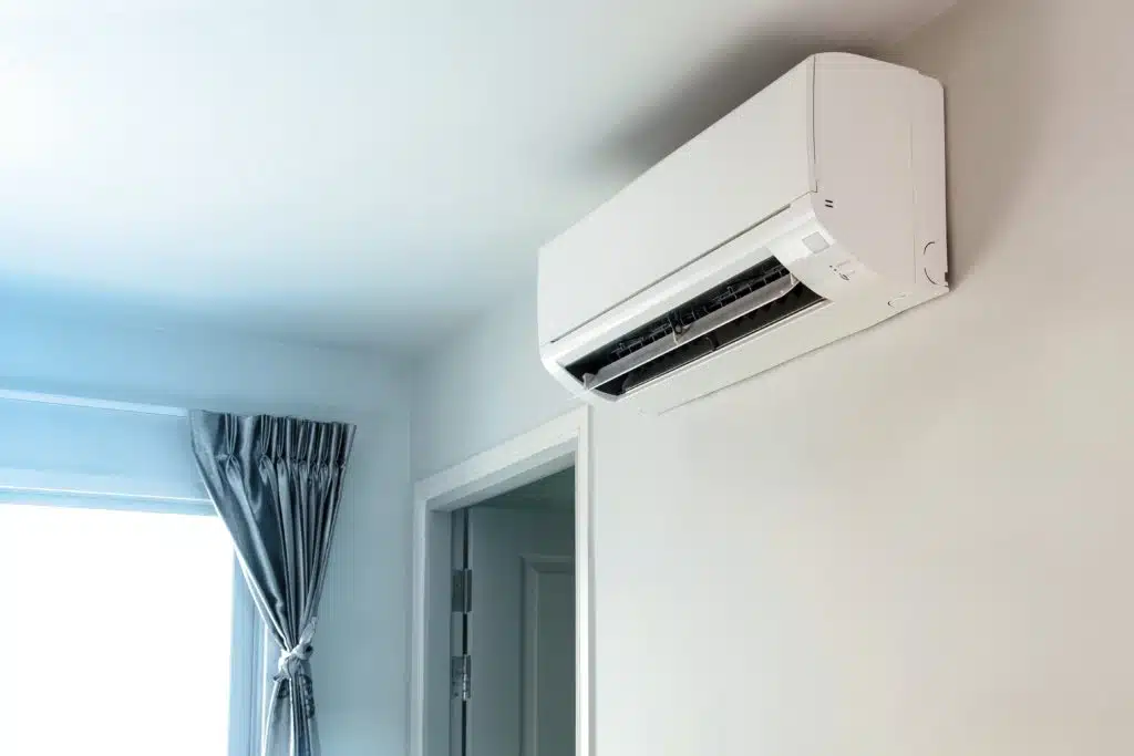 mini-split air conditioner in home