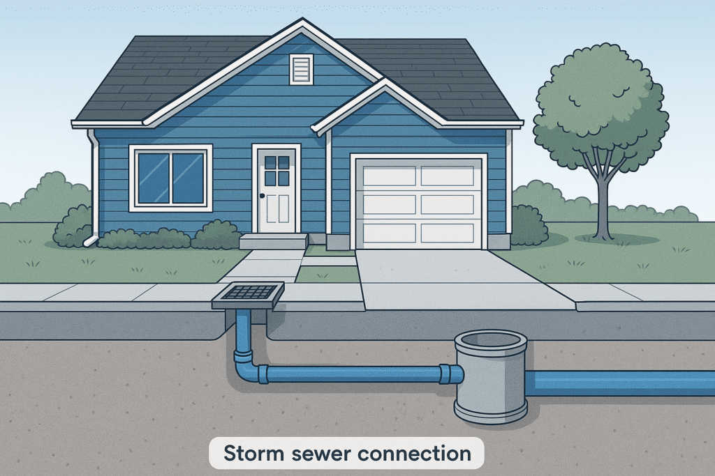 Storm Sewer Connection