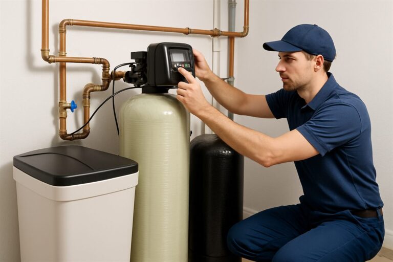 Water softener and iron filter installation in Olivia, MN - Northern Services